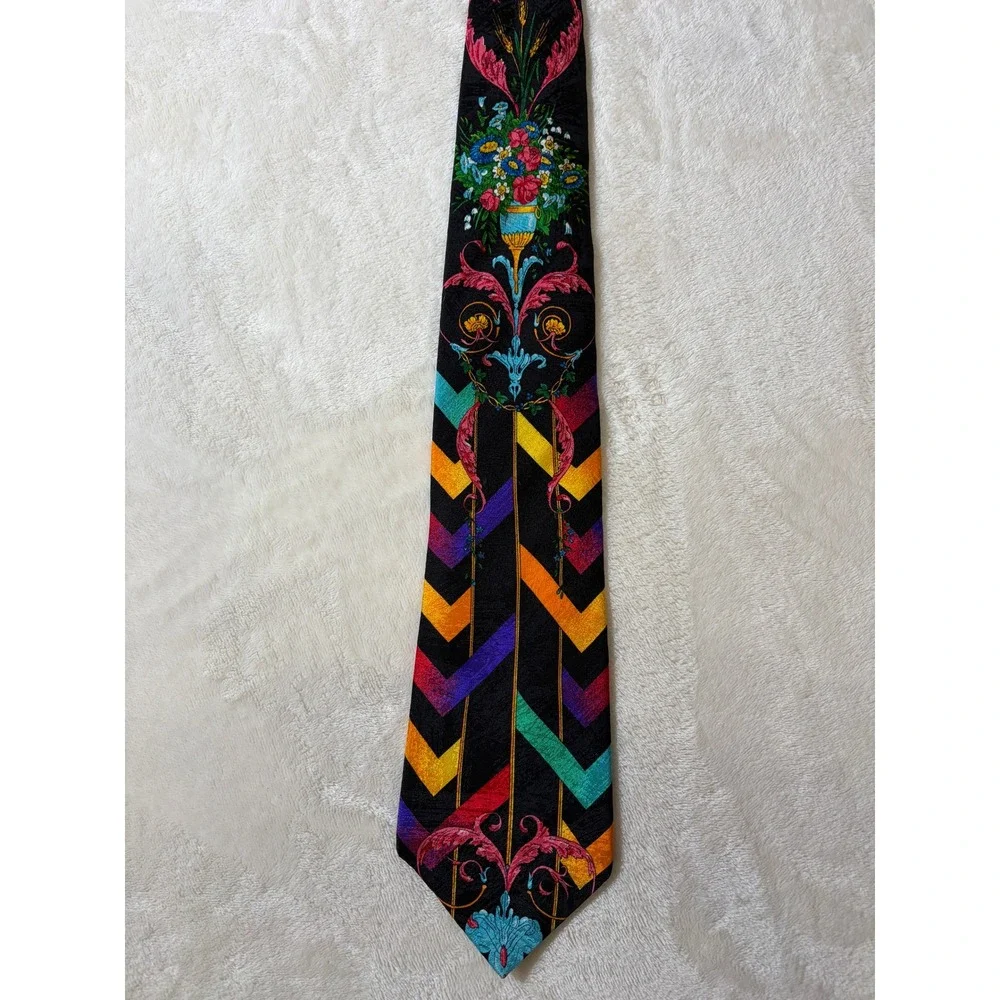 Rush Limbaugh Multicolor Vintage No Boundaries Collection Silk Tie Set Excellent